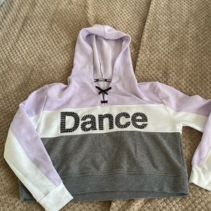 Justice cropped hoodie
